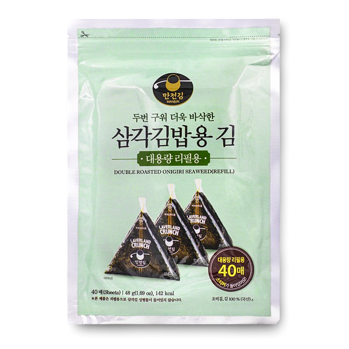 TRIANGLE SUSHI NORI-REFILL 삼각김밥김 리필용