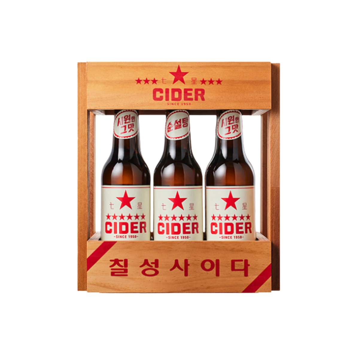 Cilsung Cidar 칠성사이다 - 330 ml (6 Bottles)