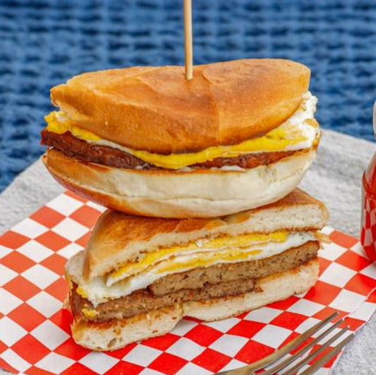 Sausage Bagel Sandwich