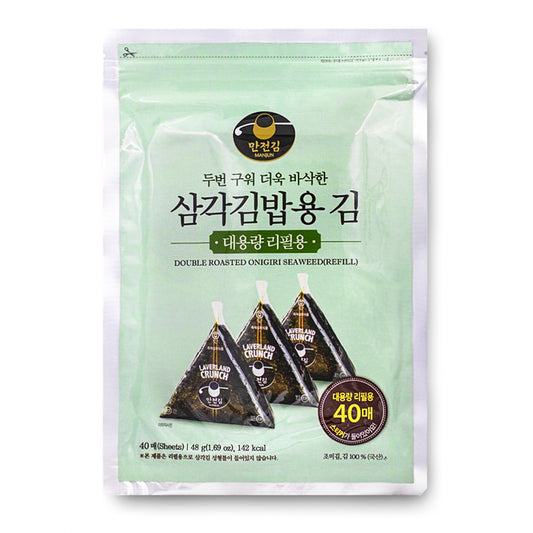 TRIANGLE SUSHI NORI-REFILL 삼각김밥김 리필용